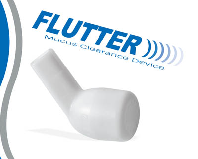 Flutter Mucus Clearance Respiratory Device pack 2D (Top)