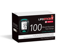 LifeSmart Blood Glucose Test Strips Pack