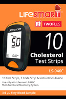 LifeSmart Cholesterol Test Strips Pack - 2D